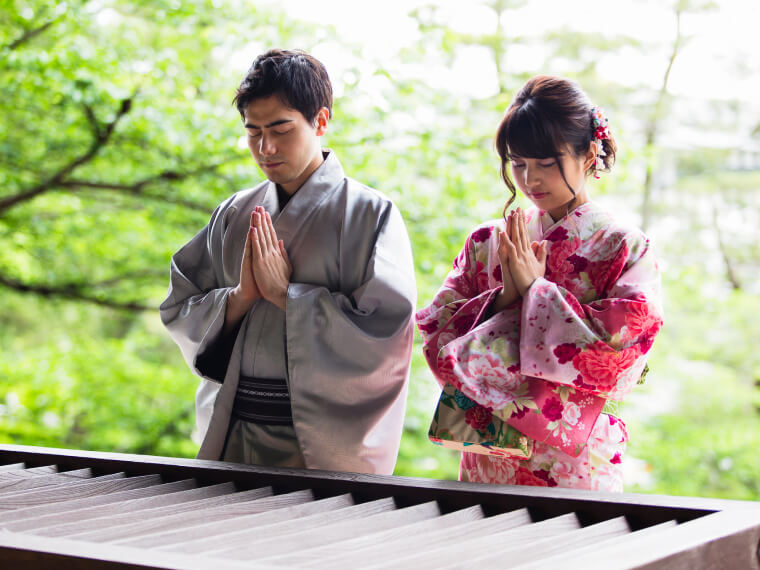 神社仏閣への参拝